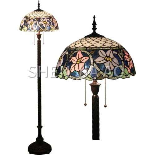 1PC European Style Floor Lamp Retro Creative Floor Lamp Living Room Bedroom Study Bar Hotel Villa Club Vertical Lighting
