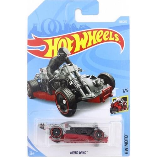2019-88 Hot Wheels MOTO WING Mini Alloy Coupe 1/64 Metal Diecast Model Car Kids Toys Gift