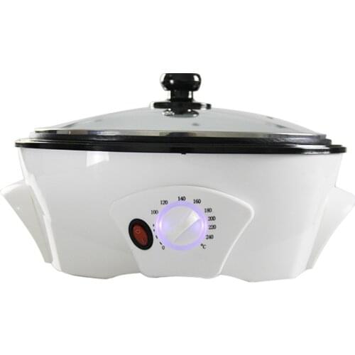 220V/ 110V Coffee Bean Roaster Machine Non Stick Grain Peanut Baking Popcorn Machine