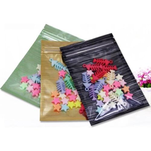 50/100pcs Food Sealing Storage Bag 12*8cm Food Snack Ziplock Packaging Bag Fridge Fresh Container Flat Zip Lock Bag Pouch