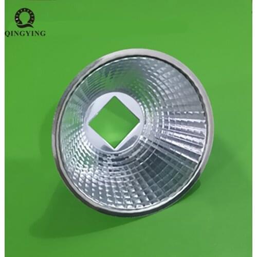 95mmX48mm Diameter Aluminum Led Lamp Reflector Cup Bowl Case For 20W - 100W 25X25MM High Power Led Emitter Spotlight