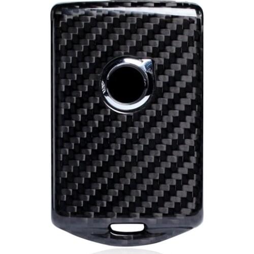 Car Key Case Shell Keyring Carbon Fiber for Volvo XC60 XC90 S90 V90 2018 2019 Accessories Car Styling