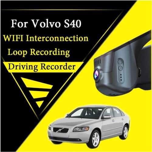 Car Road Record WiFi DVR Dash Camera Driving Video Recorder For Volvo S40 S40L 2004~2012 Virtus AW 2017~2020