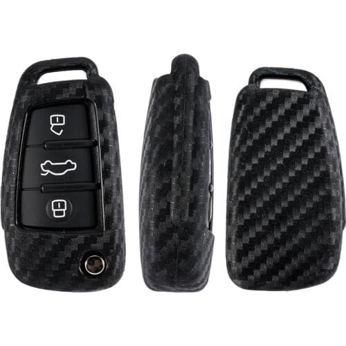 Car Key Case Cover For Audi A1 A3 8P 8V 8L A4 B6 B7 B8 A5 8T A6 C5 C6 C7 A7 A8 D4 Q2 Q3 Q5 Q7 SQ5 TT 8N 8J MK1 MK2 Accessories