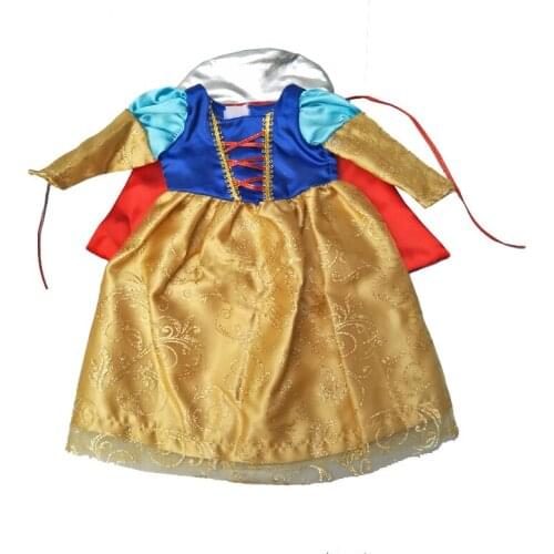For 43cm doll Snow White princess dress + cloak for 18 inch girls doll quality snow white princess dress