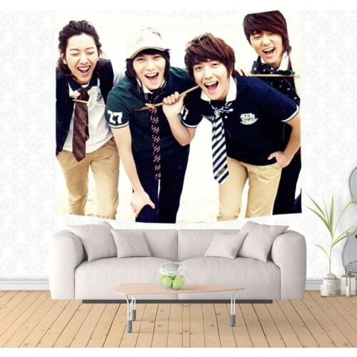 Home Decorative ode Name Blue Wall Tapestry Hanging Carpet Polyester Sofa Cover Beach towel Bed Sheet Throw Blanket