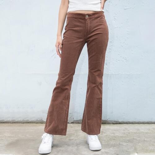 Женские вельветовые брюки JASTIE China At AliExpress