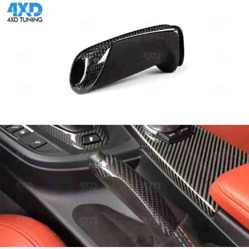 F36 M4 Carbon handbrake Trim For BMW F30 F20 M3 F80 F32 F34 F82 F83 1 SERIES Controler parking handbrake Part trim Replacement
