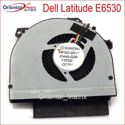 MF60120V1-C440-G9A DC5V 0.24A 3Pin CPU Fan For Dell Latitude E6530 LaptopCooler Cooling Fan