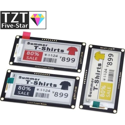2.9" 2.9 Inch Epaper Module E-paper E-Ink EInk Display Screen SPI Support For Arduino UNO STM32 Raspberry PI ESP32