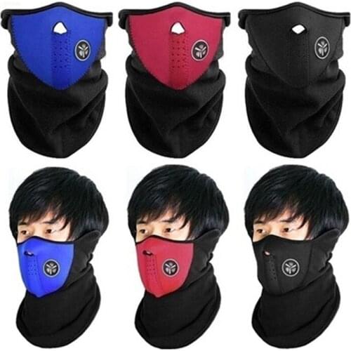 Unisex Motorcycle Warm Mask Neck Warm Snowboard Bike Riding Mask Scarf Accessories Windproof Outdoor Sports Ski Cycling Bicycle