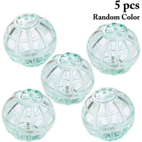 Dorakitten 5Pcs/Set Cat Ball Toys Lightweight Cat Bell Toy Kitten Play Interactive Ball Pet Supplies Random Color Cat Favors