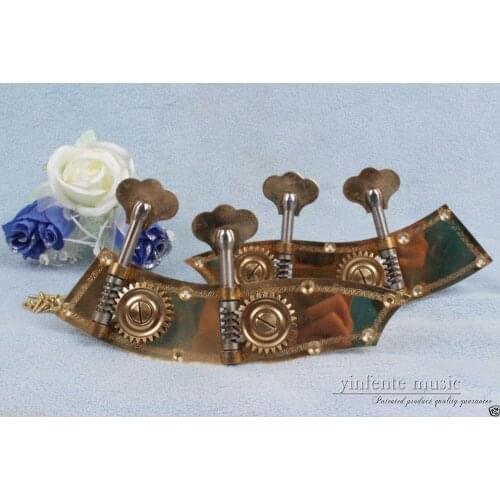 New 1/2 upright Double Bass peg, Conjoined metal body double bass parts yinfente