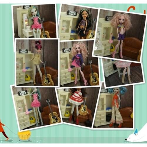 New arrive clothes for bratz doll Monster high doll suit for 30cm doll plastic doll only clothes wave 2
