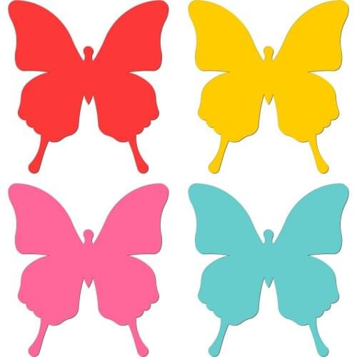 New butterfly Wooden Die Scrapbooking N112 Cutting Dies Multiple Sizes Compatible With Most Die Cutting Machines