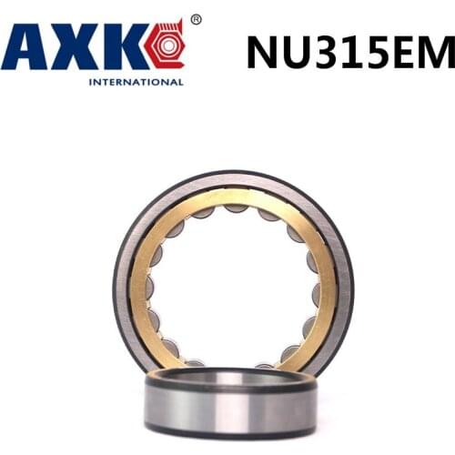 Axk Bearing Nu315em Cylindrical Roller Bearing 75*160*37mm