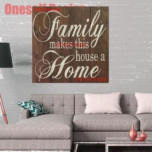 Family diy diamond painting 5d home sweet home paintings from diamond embroidery full set decotion home livingroom wall sticker