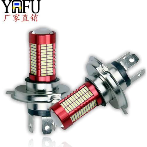 Led front fog lamp 4014 106smd turn back lamp motorcycle headlight 9005 9006 H11 H4 H7 led headlight h11 led headlight bulb