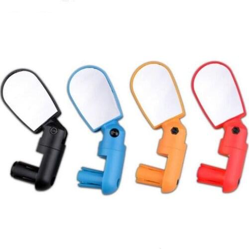 Universal 360 Bike Mirrors Rotate Cycling Bike Handlebar Wide Angle Rearview Mirror Mini Flexible Adjustable Bicycle Accessorie