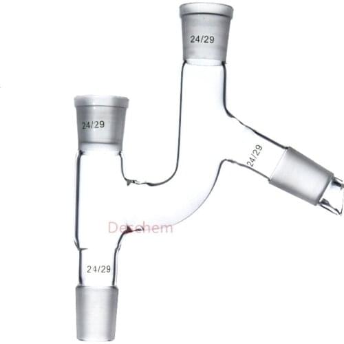 24/29,Four Way Claisen distillation connecting Glass adapter,Lab Glassware