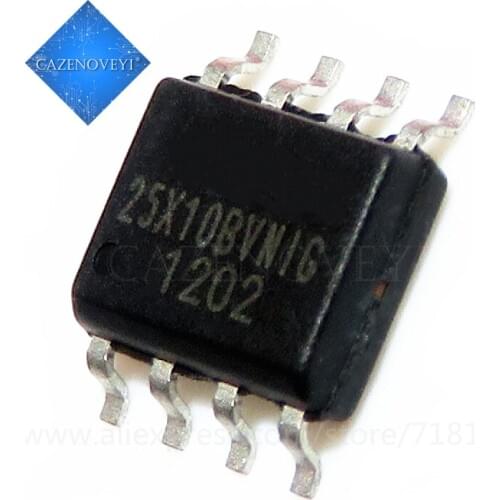 10pcs/lot W25X10BVSNIG 25X10BVNIG W25X10 25X10 SOP-8 In Stock