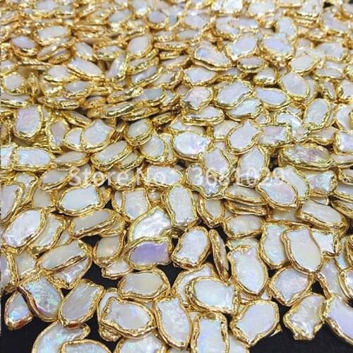 Atmospheric Simple Baitao Fashion Pearl Elliptical Golden Separator