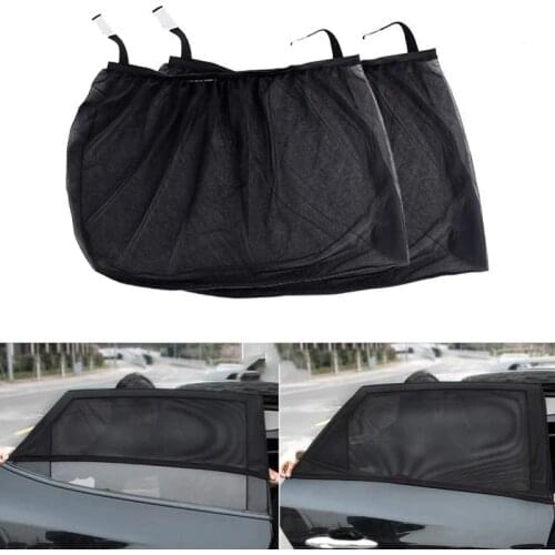 Car Sun Shade Side Window Sunshade Cover UV Protect perspective mesh Universal car accessories Windows can be opened