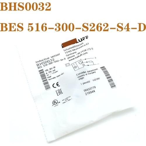 Proximity switch BHS0032 BES 516-300-S262-S4-D high pressure resistant sensor brand new
