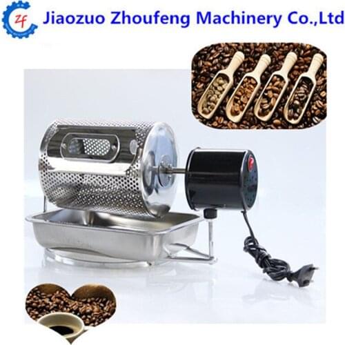 Electric stainless steel coffee beans roaster mini coffee roasting machine 220v nuts baking tools for home use