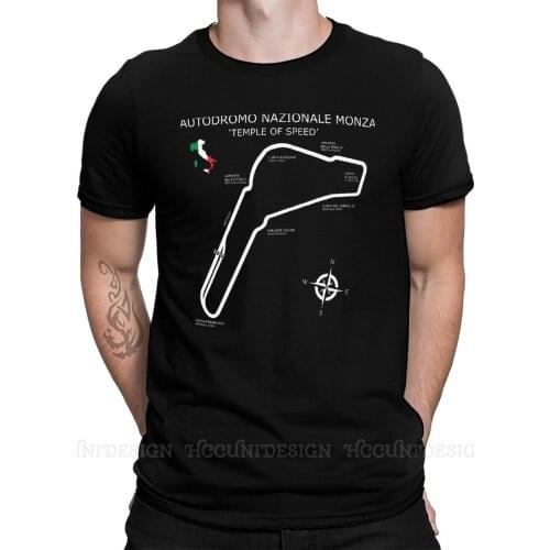 Nazionale Monza Print Cotton T-Shirt Camiseta Hombre Ayrton Senna Men Fashion Streetwear Adult Shirt