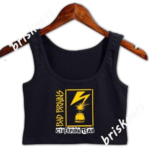 Gamer Computer Punk Technologiy Gift Crop Top Normal Summer Graphic For Girl Knitted Top Leisure O Neck Vest