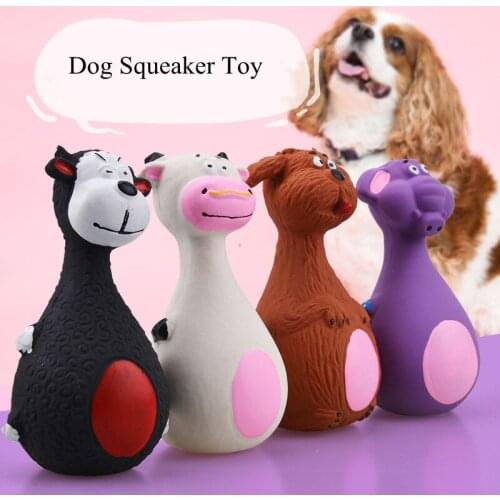 Dog Toys Latex Chew Squeaker Squeaky Sound Playing Toys Animal Shape Pet Puppy Accessories Fast Delivery
