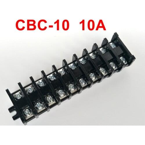 Cassette Assembly Terminal Block CBC-10 Terminal Connector 600V 15A 10 Position