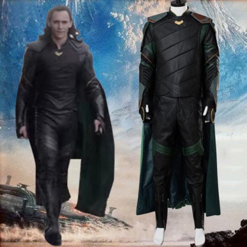 Thor 3 Ragnarok Loki Laufeyson Cosplay Costume Tom Hiddleston Halloween Carnival Cosplay Costumes