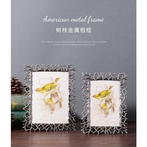 Creative European Style Photo Frame Modern Simple Metal Photo Frame
