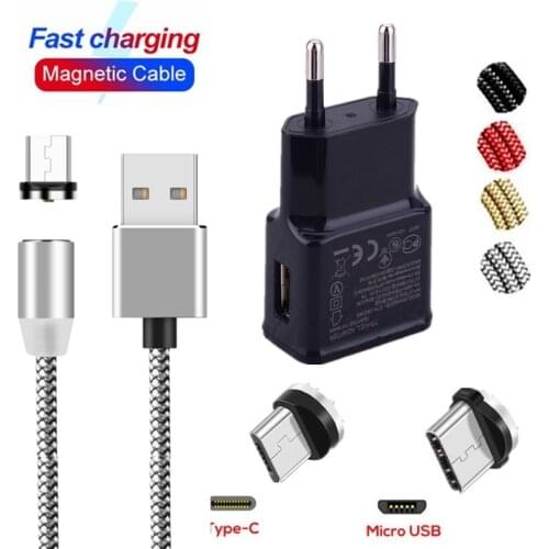 Magnetic Wire Micro USB C Magner Charge Cable honor 20 pro Phone charger For Samsung A50 A70 A71 A30 A51 A10 A7 A3 A5 2017 Cord