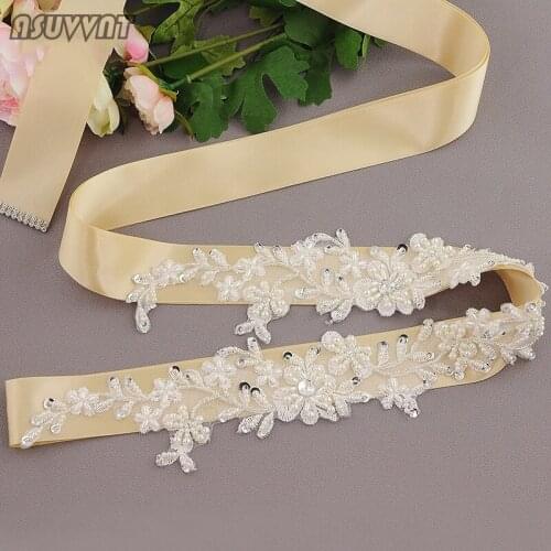 Trendy New Women Belt Bridal Belt Pearl Belt Banquet Clothing Belt Handmade Rhinestones Applique Girdle Belt For Wedding Dress