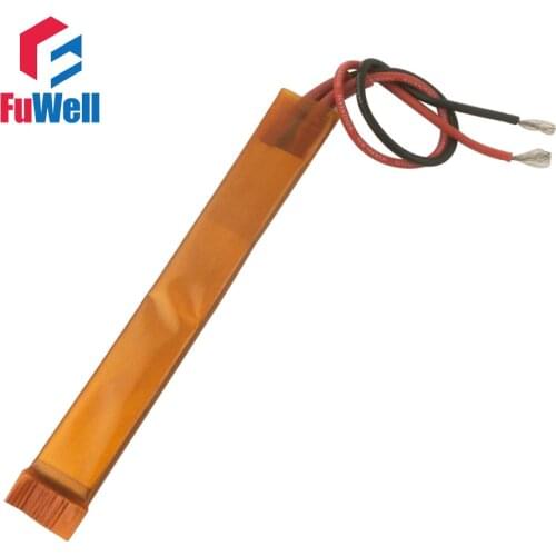 100x15x3.5mm 12V 200 Centigrade 40W Thermostat Heating Plate PTC Constant Temperature Heating Element
