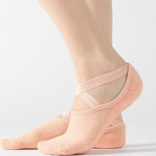 Non-slip yoga socks Cotton sports Ballet Towels Short fashion Woman happy high trend varicose veins leg warmers Fun socks