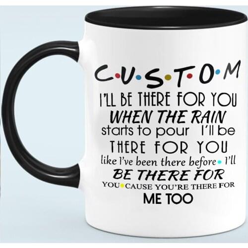 Personalised Name FRIENDS TV Show 11oz New Year Gift Ceramic Creative Tea Milk Cup Coffee Mug