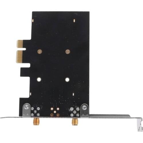 Support Mini BCM4352 867Mbps + Bluetooth BT 4.0 802.11AC/BGN Desktop PCI-E Adapter 1pc