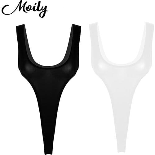 Sexy Womens Exotic Lingerie Bodysuit See Through Sheer Body Suit Catsuit High Cut Thong Leotard Transparent Teddies Sleepwear