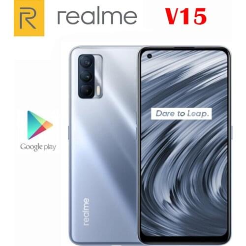 New Original Official Realme V15 5G Smartphone Dimensity 800U 6.4inch AMOLED Android 10 64MP Rear Camera 4310Mah 50W Dash Charge