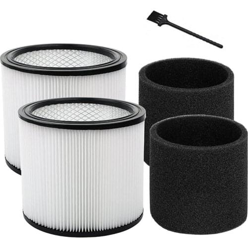 Filters Replacement for Shop Vac 90350 90304 90333 Fit Most Wet/Dry Vacuum Cleaners Vacuum Cleaner Filter