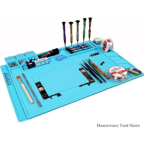 Heat Insulation Working Mat Heat-resistant Soldering Station Repair Insulation Pad Insulator Pad Maintenance Platform