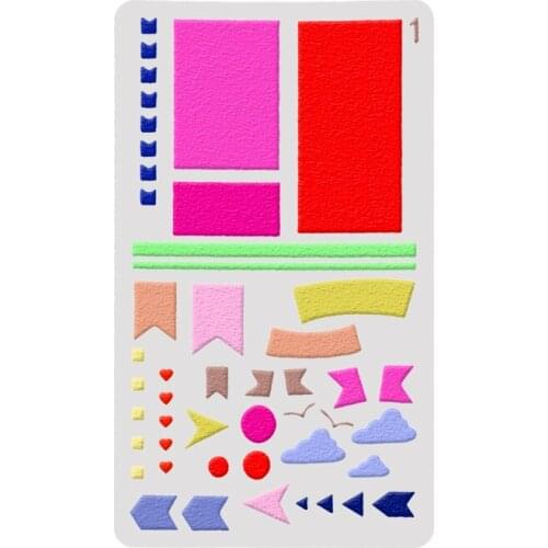 Frame Layering Stencils for Diy scrapbook/photo album Decorative Embossing coloring,painting stencil,home decor