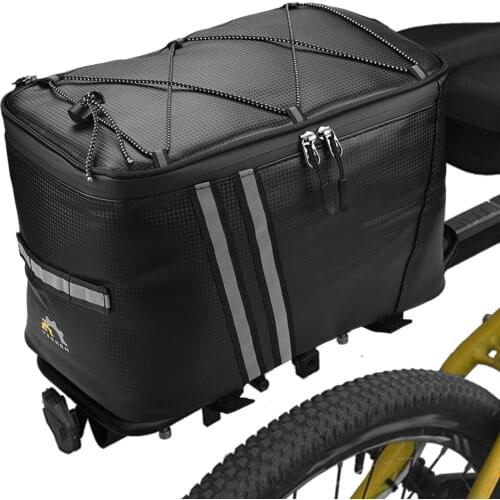 Water Resistant Bike Rack Bag with Thermal Insulation Compartment Bicycle Bag Bike Trunk Bag cycling bag mtb bike accessories