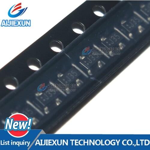 100Pcs 2SK1109 J35 SOT23-3 N-CHANNEL SILICON JUNCTION FIELD EFFECT TRANSISTOR FOR IMPEDANCE CONVERTER OF ECM New and original