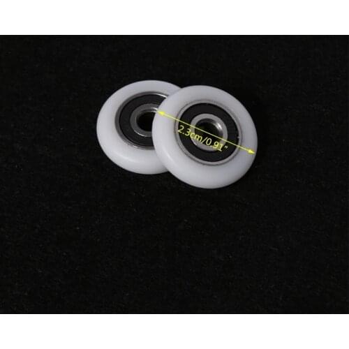 20Pcs Bath cabinet roller wheel shower room accessories bearing roller wheel 23mm Drop Ship