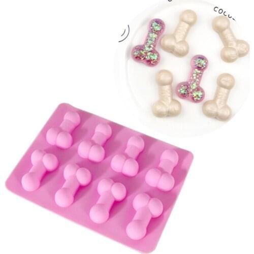 2021 Genital Shape Silicone Mold Cake Baking Pudding Jelly Silicone Mold Handmade Soap Mold Diy Epoxy Jewelry Making 2020 trend